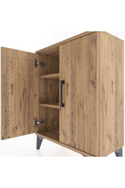 Arges Komodin 2 Raflı 2 Kapaklı 60x30x80 - S13M022V9A