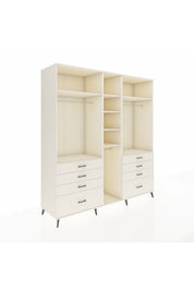 Kronos Dolap 8 Raflı 8 Çekmeceli 3 Askılı 220x59x243 - S784M008V04C