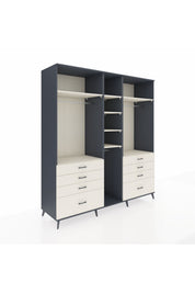 Kronos Dolap 8 Raflı 8 Çekmeceli 3 Askılı 220x59x243 - S784M008V13C