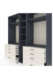 Kronos Dolap 8 Raflı 8 Çekmeceli 3 Askılı 220x59x243 - S784M008V16C