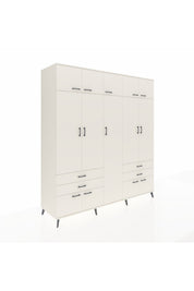 Kronos Dolap 12 Raflı 4 Çekmeceli 2 Askılı 220x59x243 - S784M011V04C