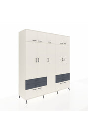 Kronos Dolap 12 Raflı 4 Çekmeceli 2 Askılı 220x59x243 - S784M011V05C