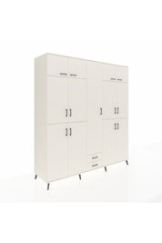 Kronos Dolap 10 Raflı 2 Çekmeceli 4 Askılı 220x59x243 - S784M012V04C