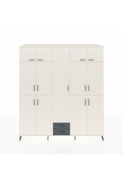 Kronos Dolap 10 Raflı 2 Çekmeceli 4 Askılı 220x59x243 - S784M012V05C