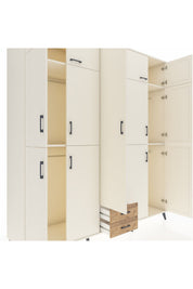 Kronos Dolap 10 Raflı 2 Çekmeceli 4 Askılı 220x59x243 - S784M012V06C