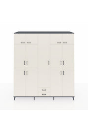 Kronos Dolap 10 Raflı 2 Çekmeceli 4 Askılı 220x59x243 - S784M012V13C