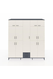 Kronos Dolap 10 Raflı 2 Çekmeceli 4 Askılı 220x59x243 - S784M012V14C