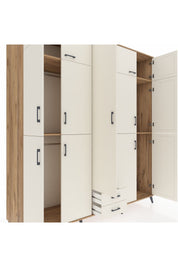 Kronos Dolap 10 Raflı 2 Çekmeceli 4 Askılı 220x59x243 - S784M012V22C