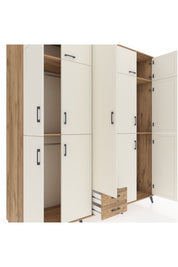 Kronos Dolap 10 Raflı 2 Çekmeceli 4 Askılı 220x59x243 - S784M012V24C