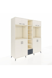 Kronos Dolap 14 Raflı 2 Çekmeceli 2 Askılı 220x59x243 - S784M013V05C