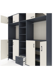 Kronos Dolap 14 Raflı 2 Çekmeceli 2 Askılı 220x59x243 - S784M013V14C