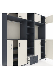 Kronos Dolap 14 Raflı 2 Çekmeceli 2 Askılı 220x59x243 - S784M013V14C