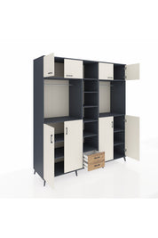 Kronos Dolap 14 Raflı 2 Çekmeceli 2 Askılı 220x59x243 - S784M013V15C