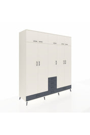 Kronos Dolap 6 Raflı 6 Çekmeceli 4 Askılı 220x59x243 - S784M014V05C