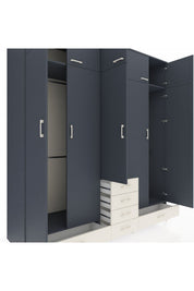 Kronos Dolap 6 Raflı 6 Çekmeceli 4 Askılı 220x59x243 - S784M014V16C