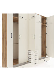 Kronos Dolap 6 Raflı 6 Çekmeceli 4 Askılı 220x59x243 - S784M014V22C