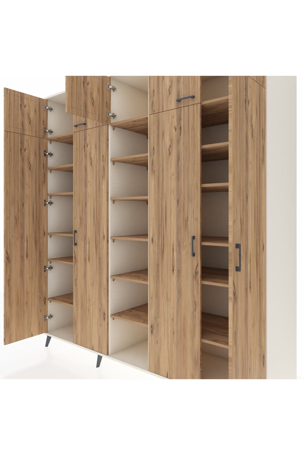 Kronos Dolap 18 Raflı 9 Kapaklı 220x59x243 - S784M015V03C