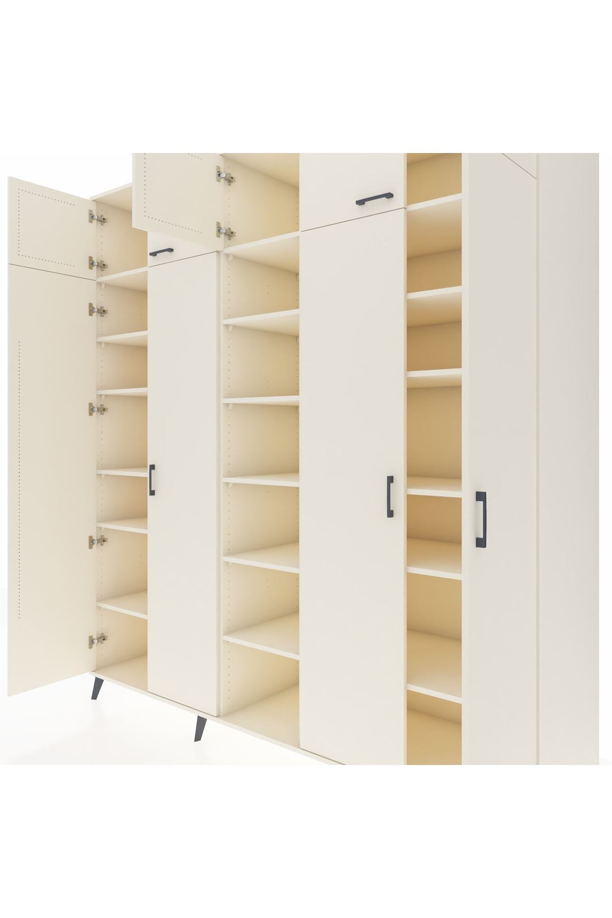 Kronos Dolap 18 Raflı 9 Kapaklı 220x59x243 - S784M015V04C