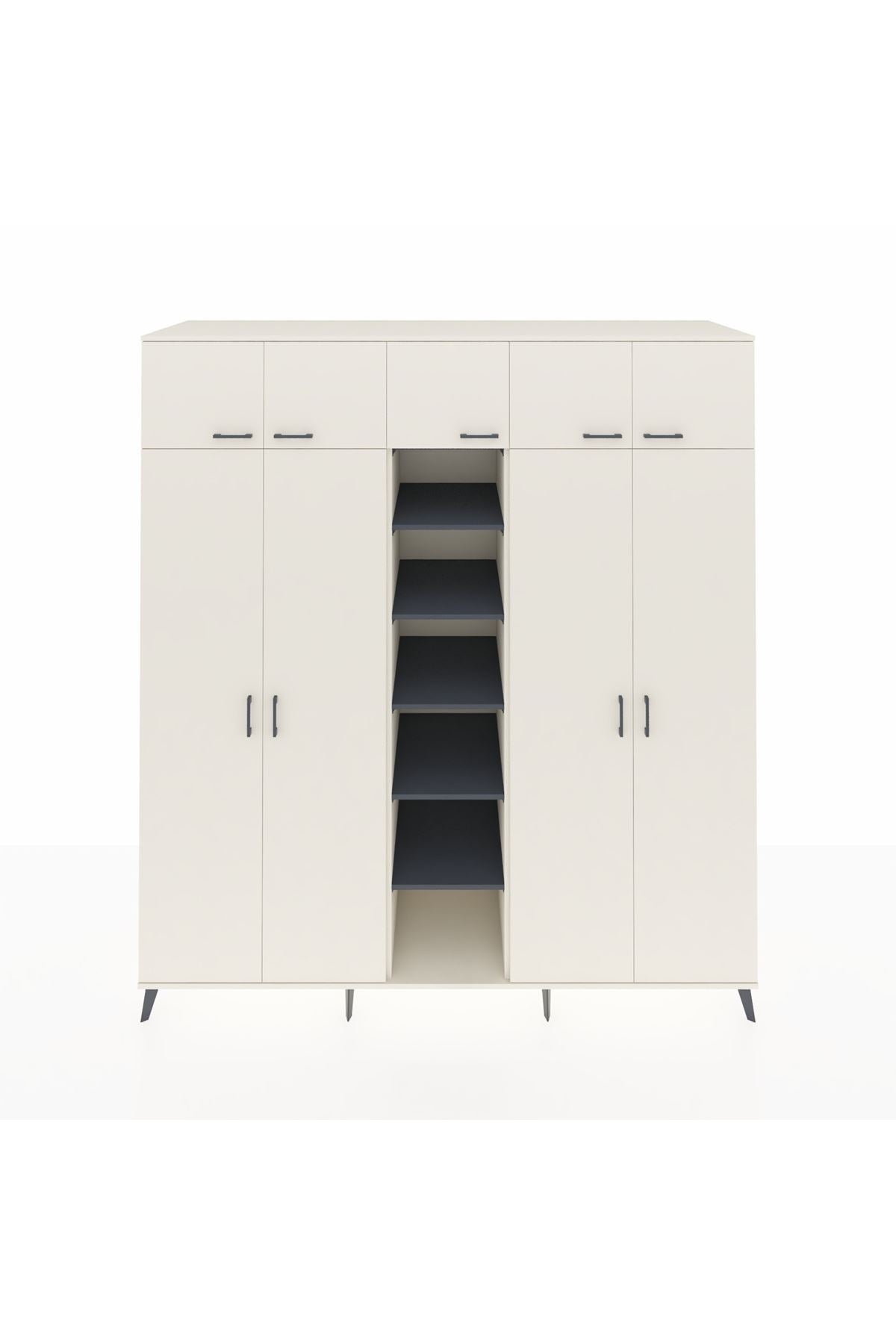 Kronos Dolap 18 Raflı 9 Kapaklı 220x59x243 - S784M015V05C