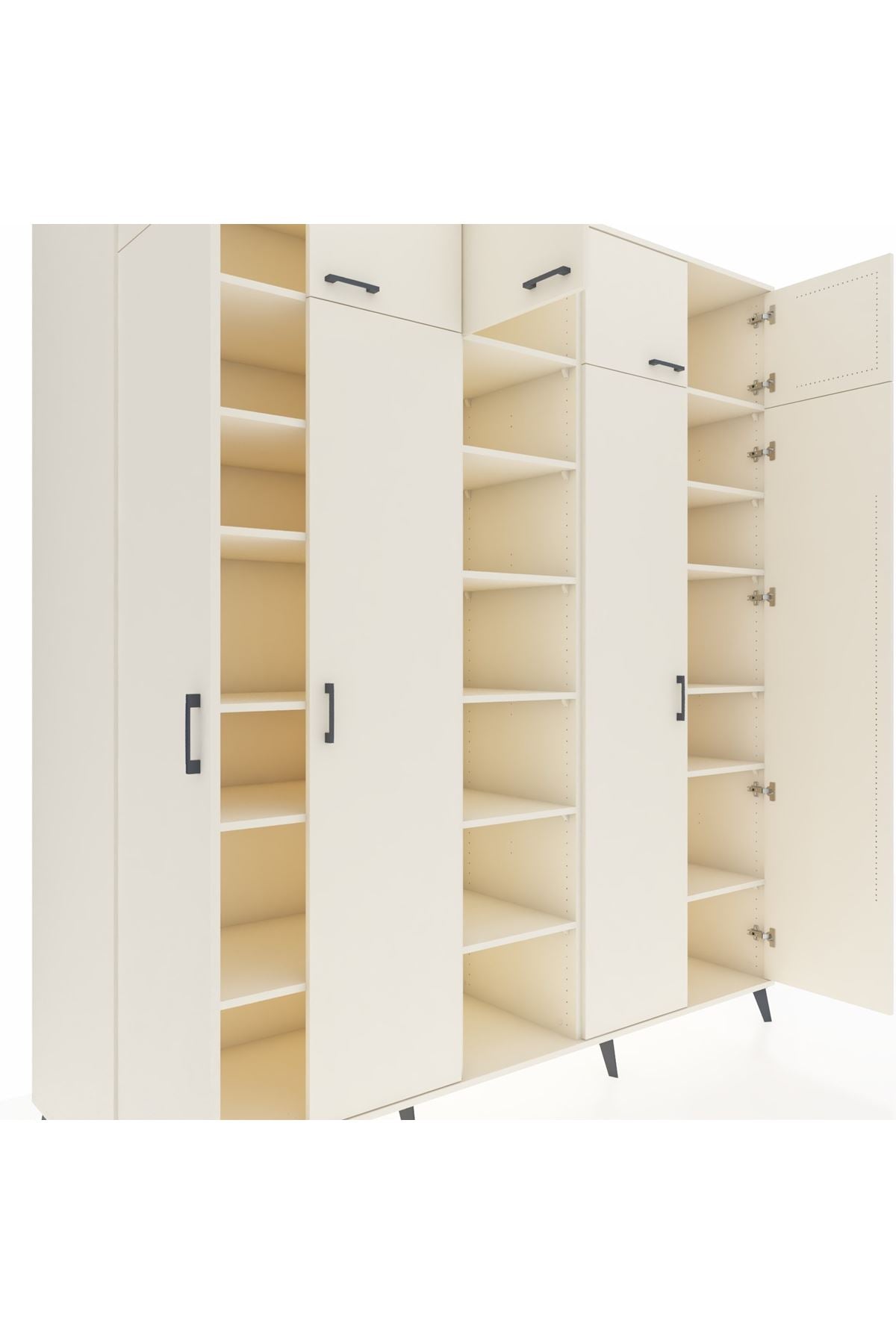 Kronos Dolap 18 Raflı 9 Kapaklı 220x59x243 - S784M015V04C