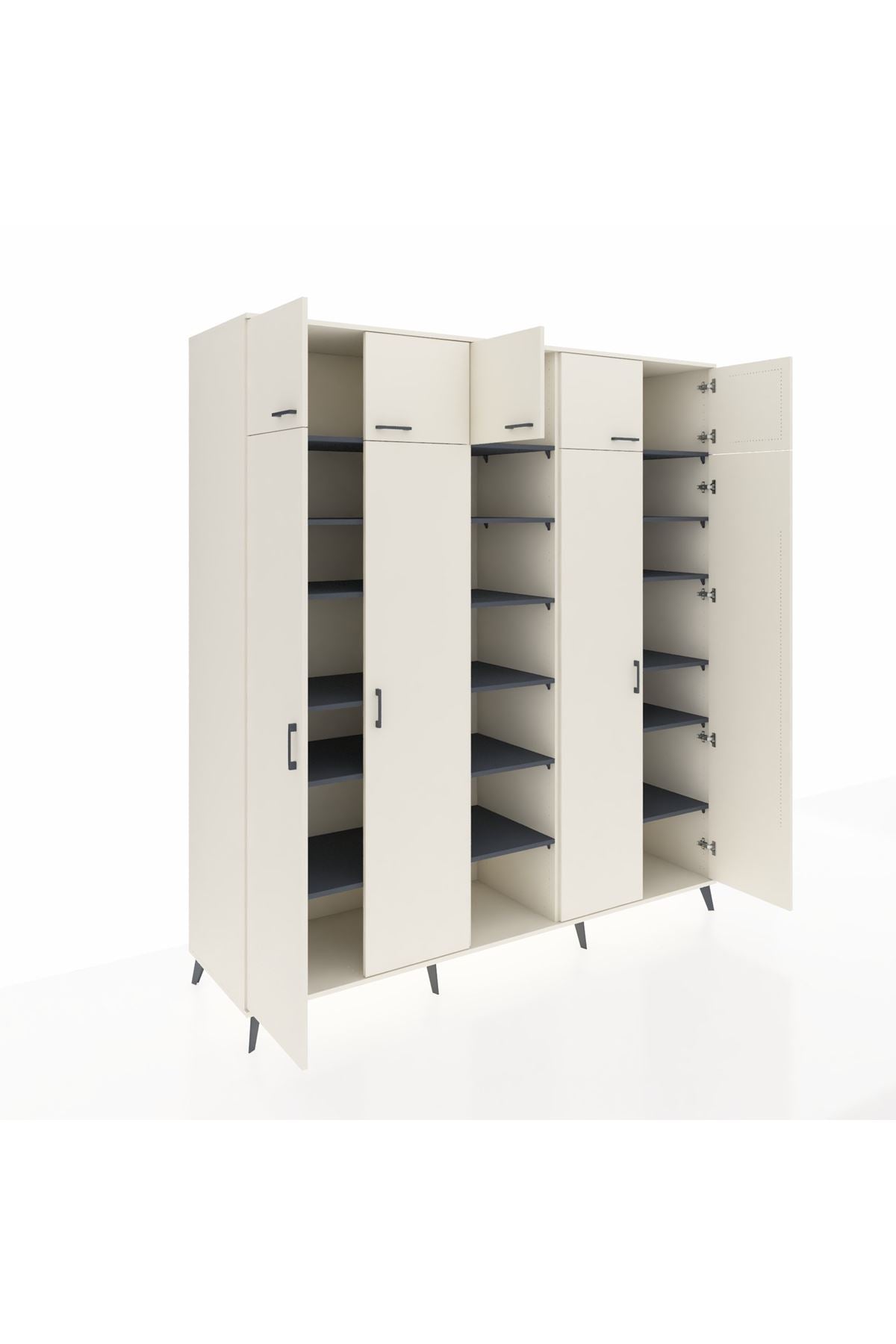 Kronos Dolap 18 Raflı 9 Kapaklı 220x59x243 - S784M015V05C
