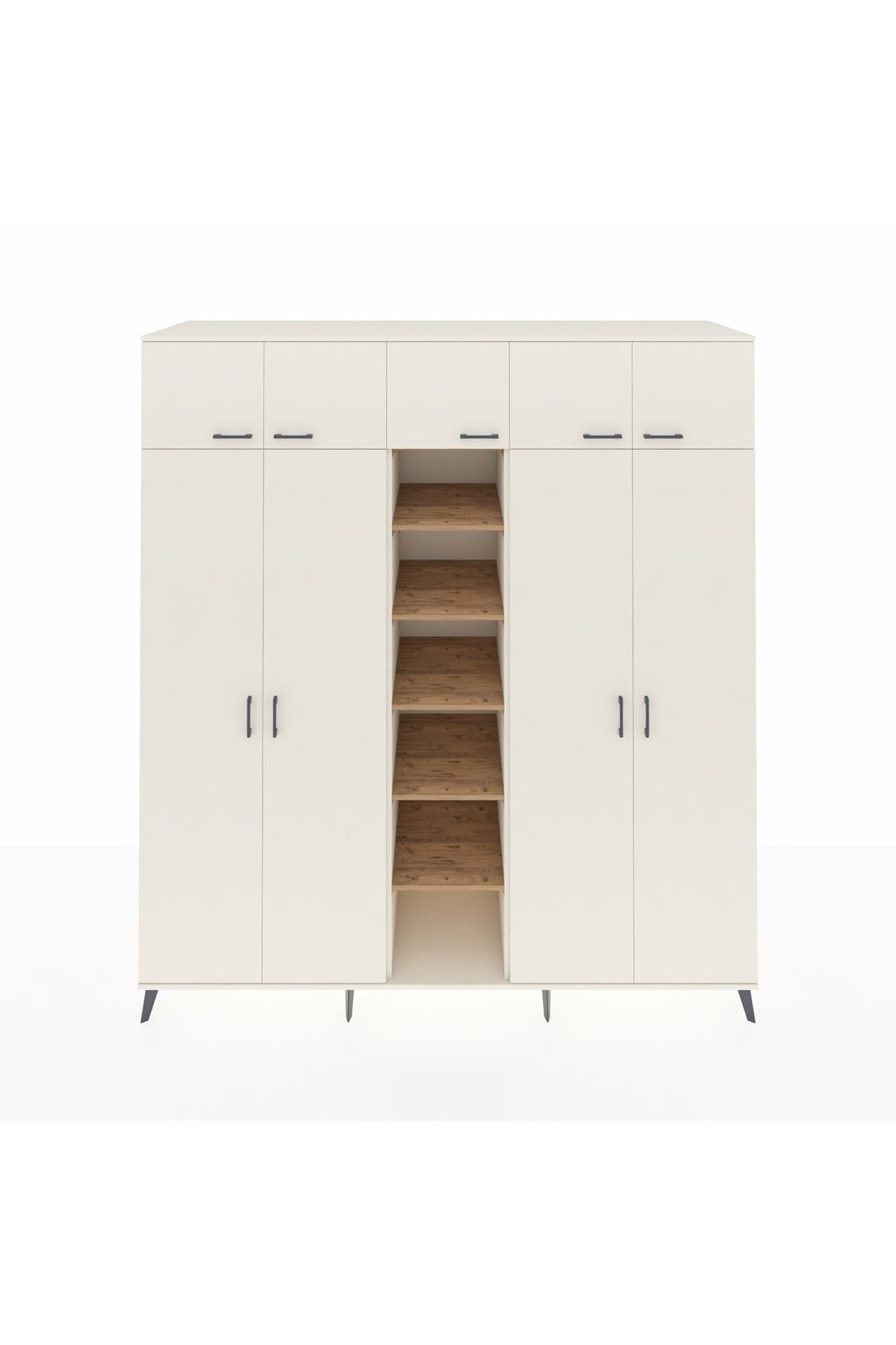 Kronos Dolap 18 Raflı 9 Kapaklı 220x59x243 - S784M015V06C