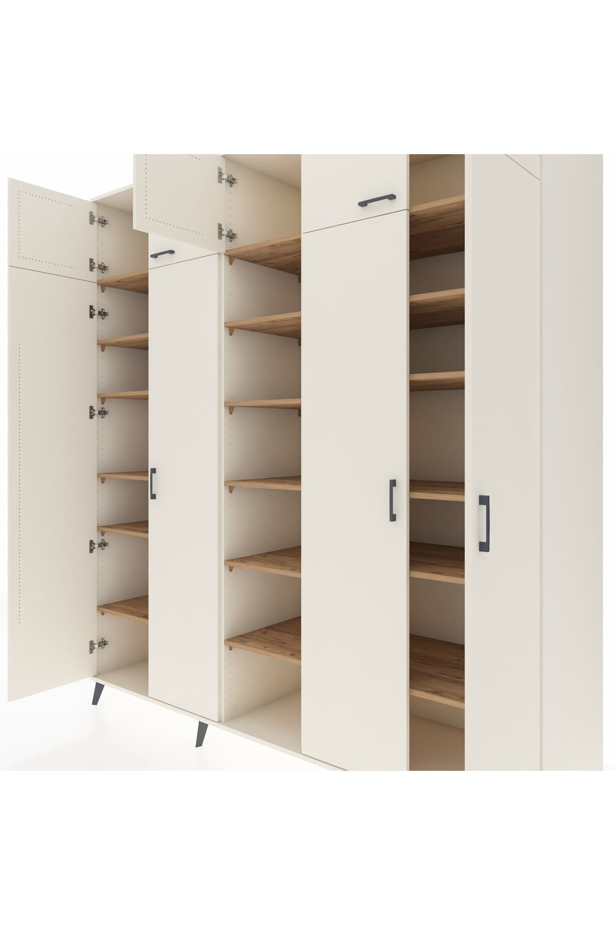 Kronos Dolap 18 Raflı 9 Kapaklı 220x59x243 - S784M015V06C