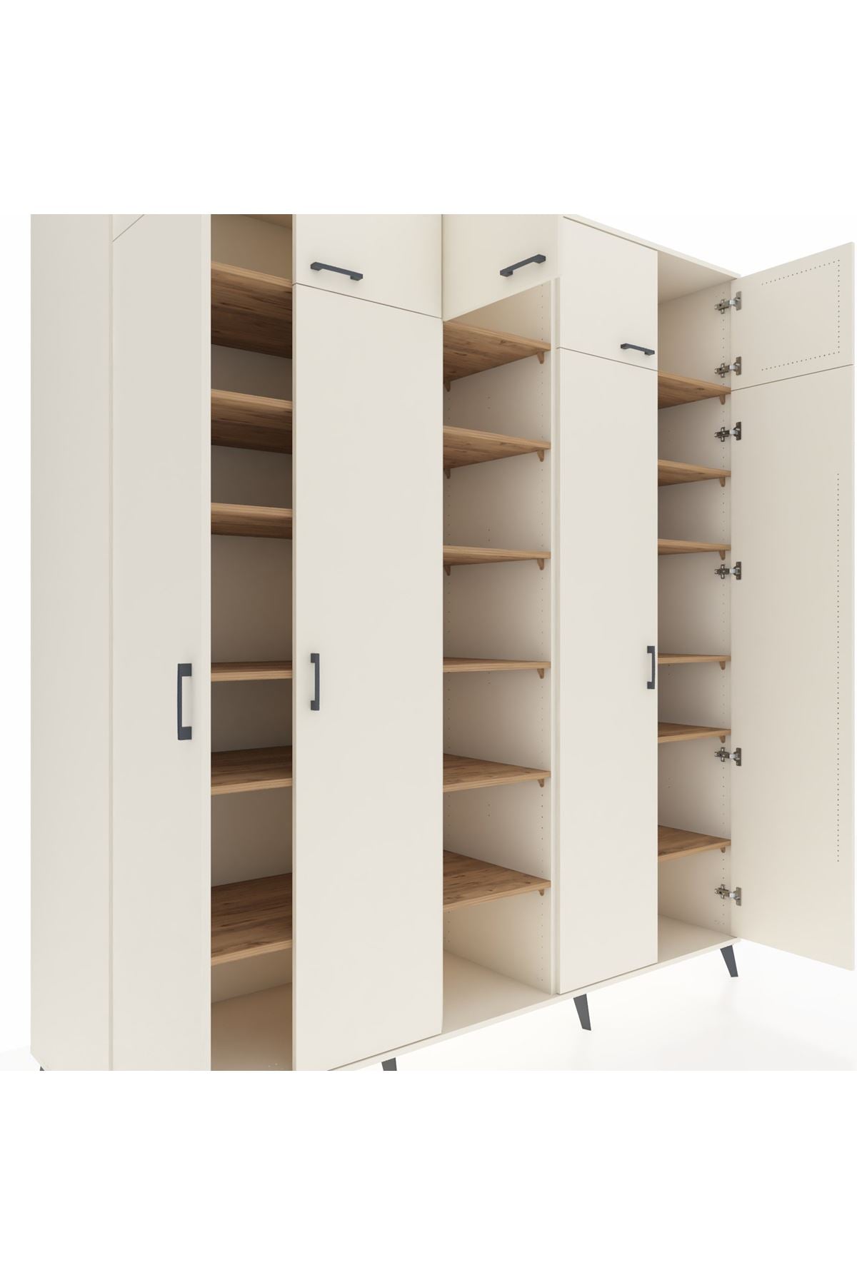 Kronos Dolap 18 Raflı 9 Kapaklı 220x59x243 - S784M015V06C