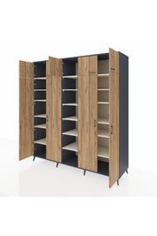 Kronos Dolap 18 Raflı 9 Kapaklı 220x59x243 - S784M015V10C