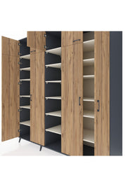 Kronos Dolap 18 Raflı 9 Kapaklı 220x59x243 - S784M015V10C