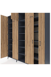 Kronos Dolap 18 Raflı 9 Kapaklı 220x59x243 - S784M015V11C