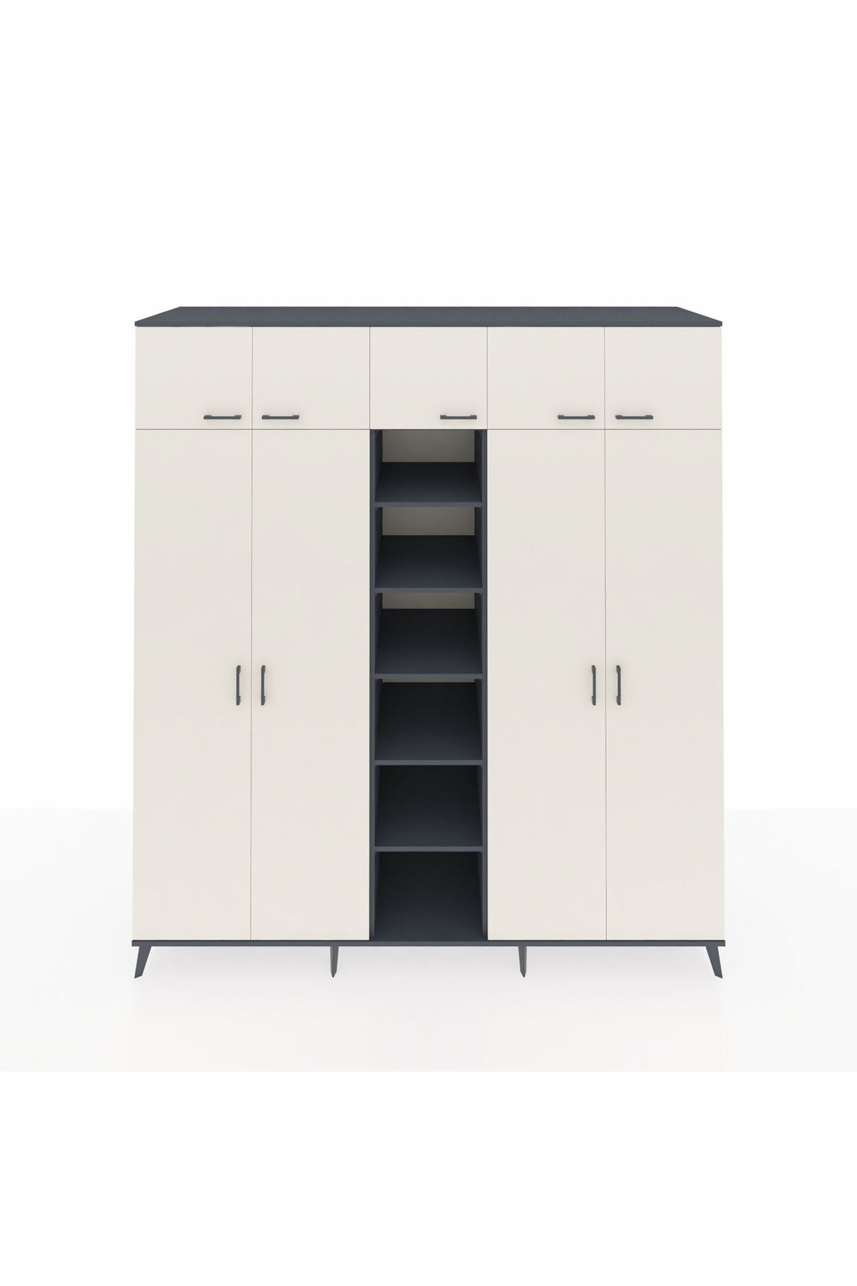 Kronos Dolap 18 Raflı 9 Kapaklı 220x59x243 - S784M015V14C