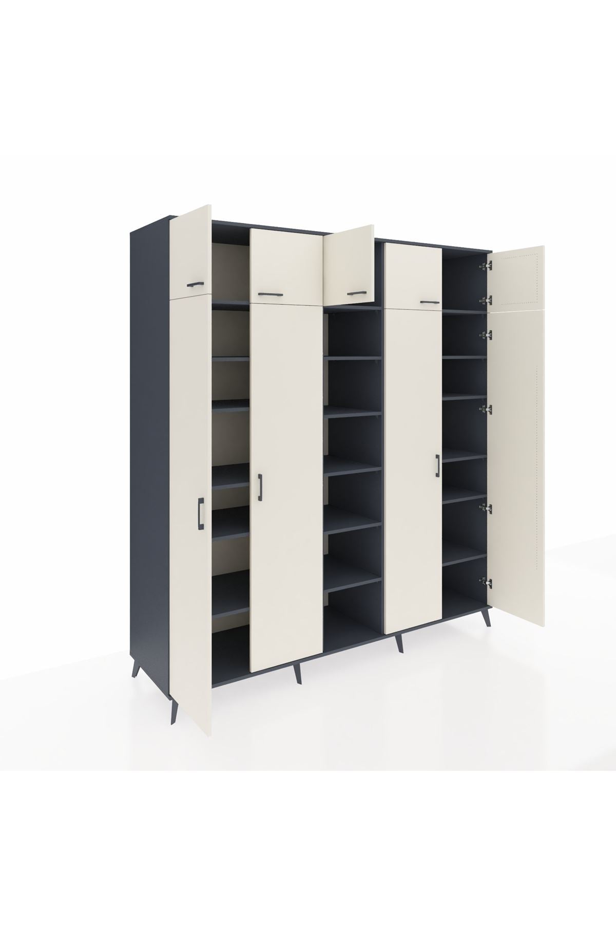 Kronos Dolap 18 Raflı 9 Kapaklı 220x59x243 - S784M015V14C