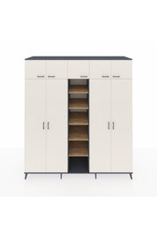 Kronos Dolap 18 Raflı 9 Kapaklı 220x59x243 - S784M015V15C