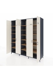Kronos Dolap 18 Raflı 9 Kapaklı 220x59x243 - S784M015V15C