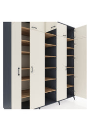 Kronos Dolap 18 Raflı 9 Kapaklı 220x59x243 - S784M015V15C