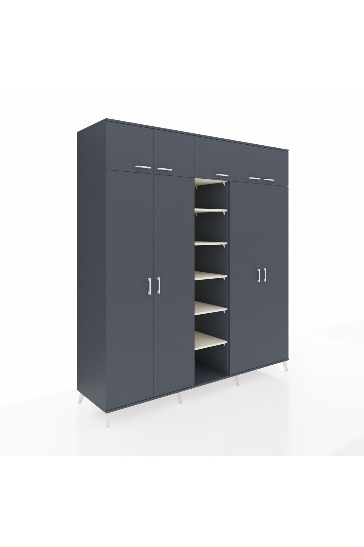 Kronos Dolap 18 Raflı 9 Kapaklı 220x59x243 - S784M015V16C
