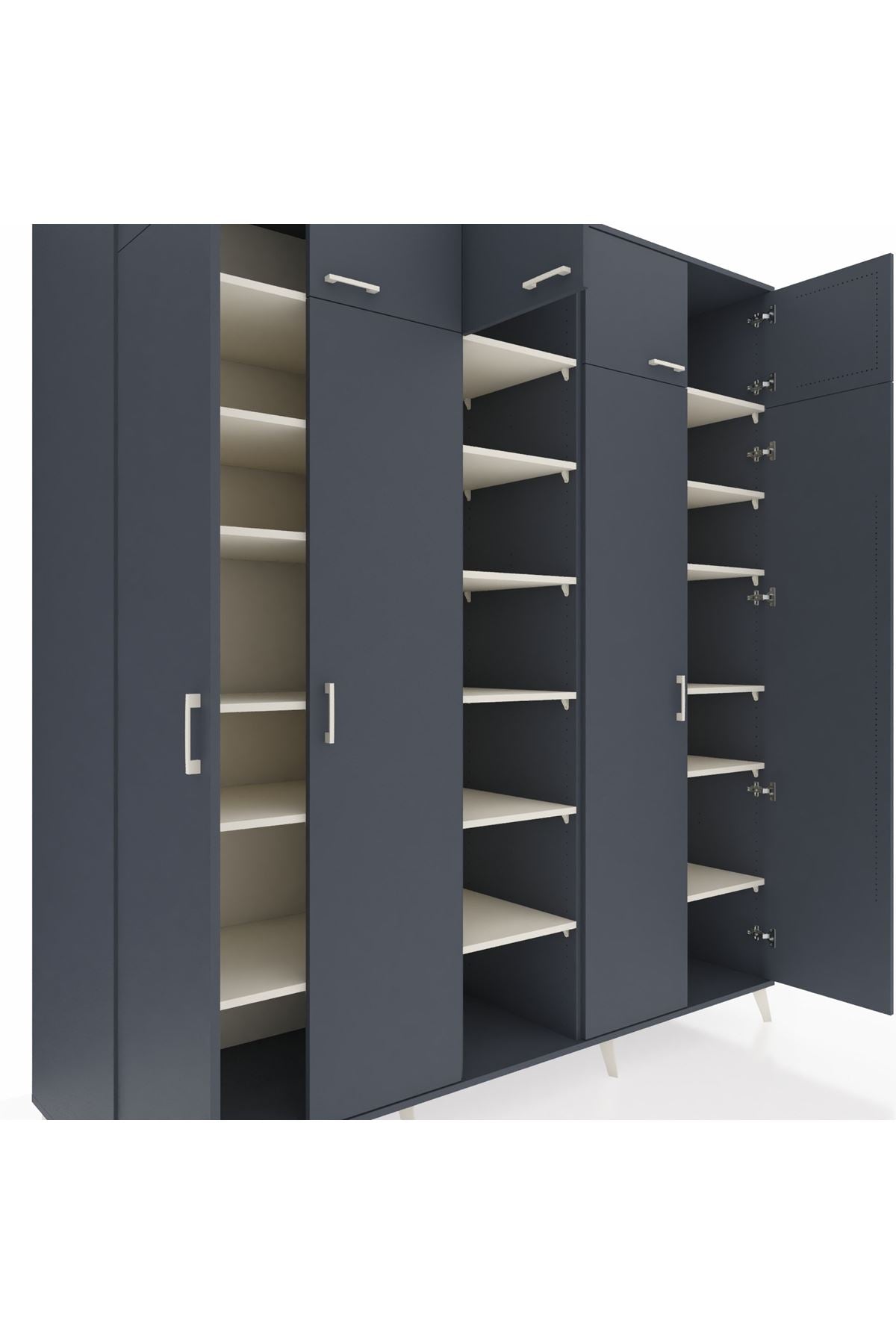 Kronos Dolap 18 Raflı 9 Kapaklı 220x59x243 - S784M015V16C