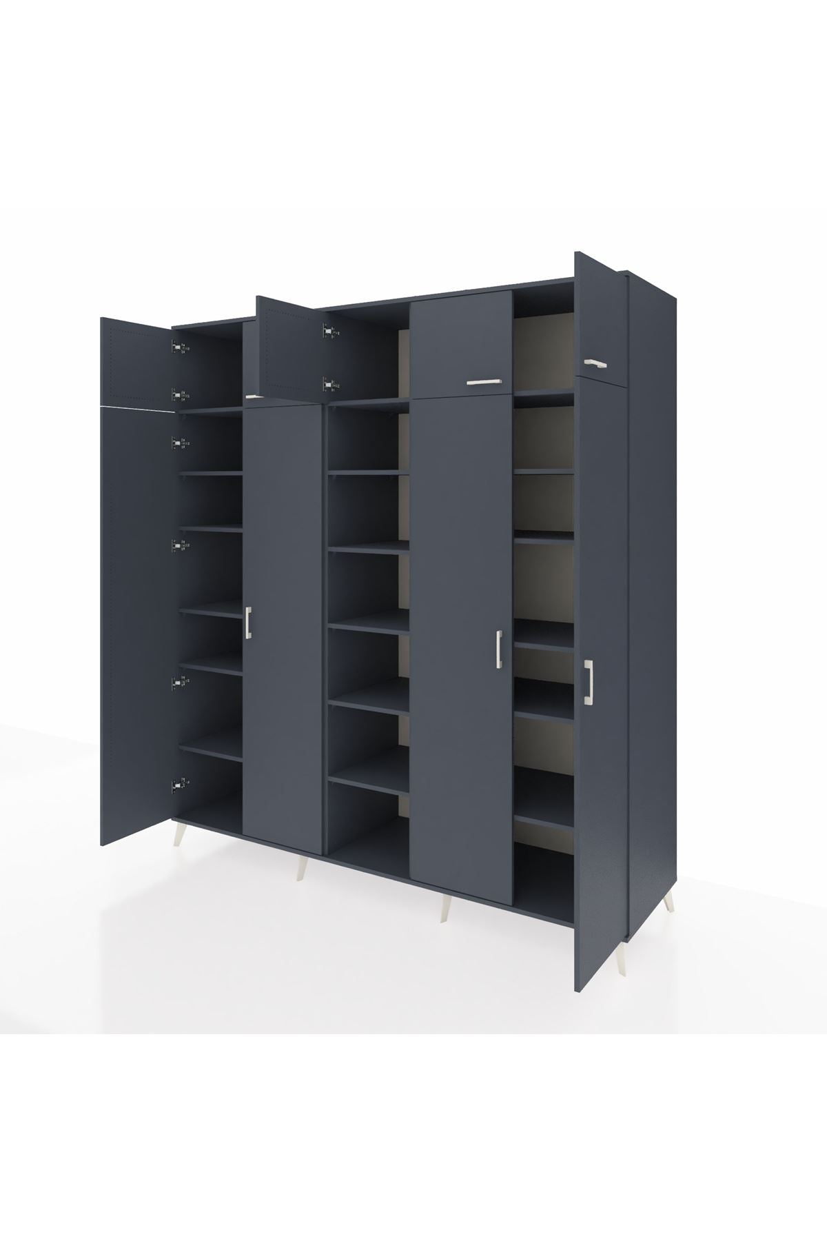 Kronos Dolap 18 Raflı 9 Kapaklı 220x59x243 - S784M015V17C