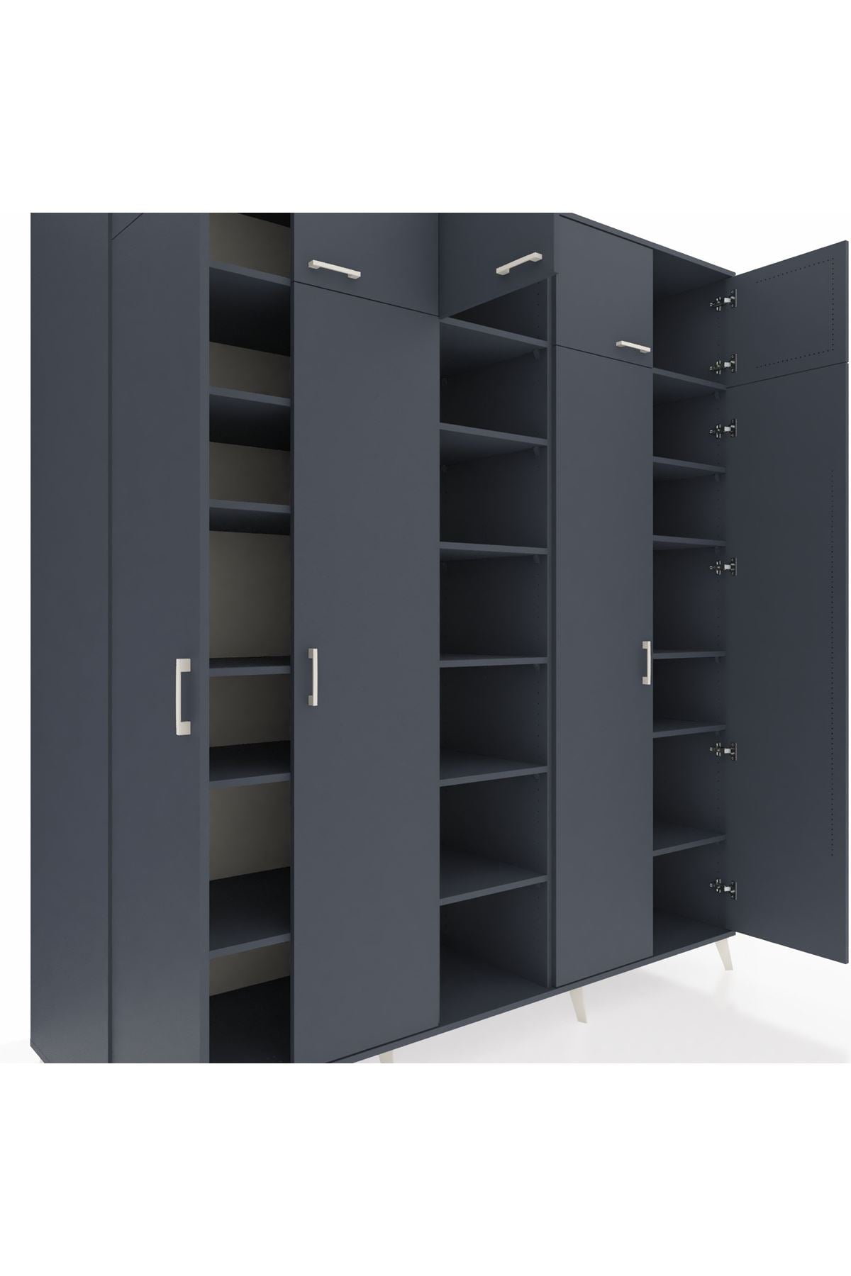 Kronos Dolap 18 Raflı 9 Kapaklı 220x59x243 - S784M015V17C