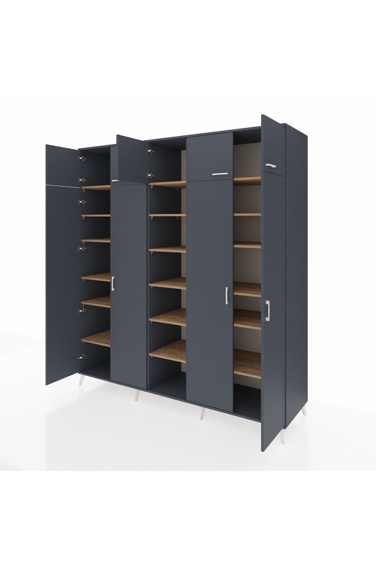 Kronos Dolap 18 Raflı 9 Kapaklı 220x59x243 - S784M015V18C