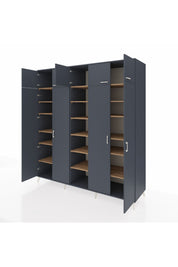 Kronos Dolap 18 Raflı 9 Kapaklı 220x59x243 - S784M015V18C