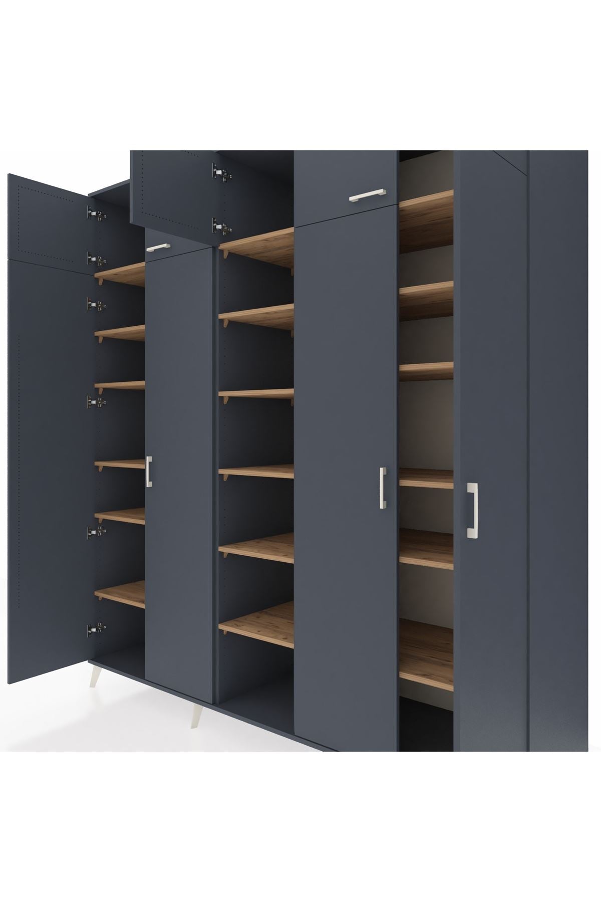 Kronos Dolap 18 Raflı 9 Kapaklı 220x59x243 - S784M015V18C
