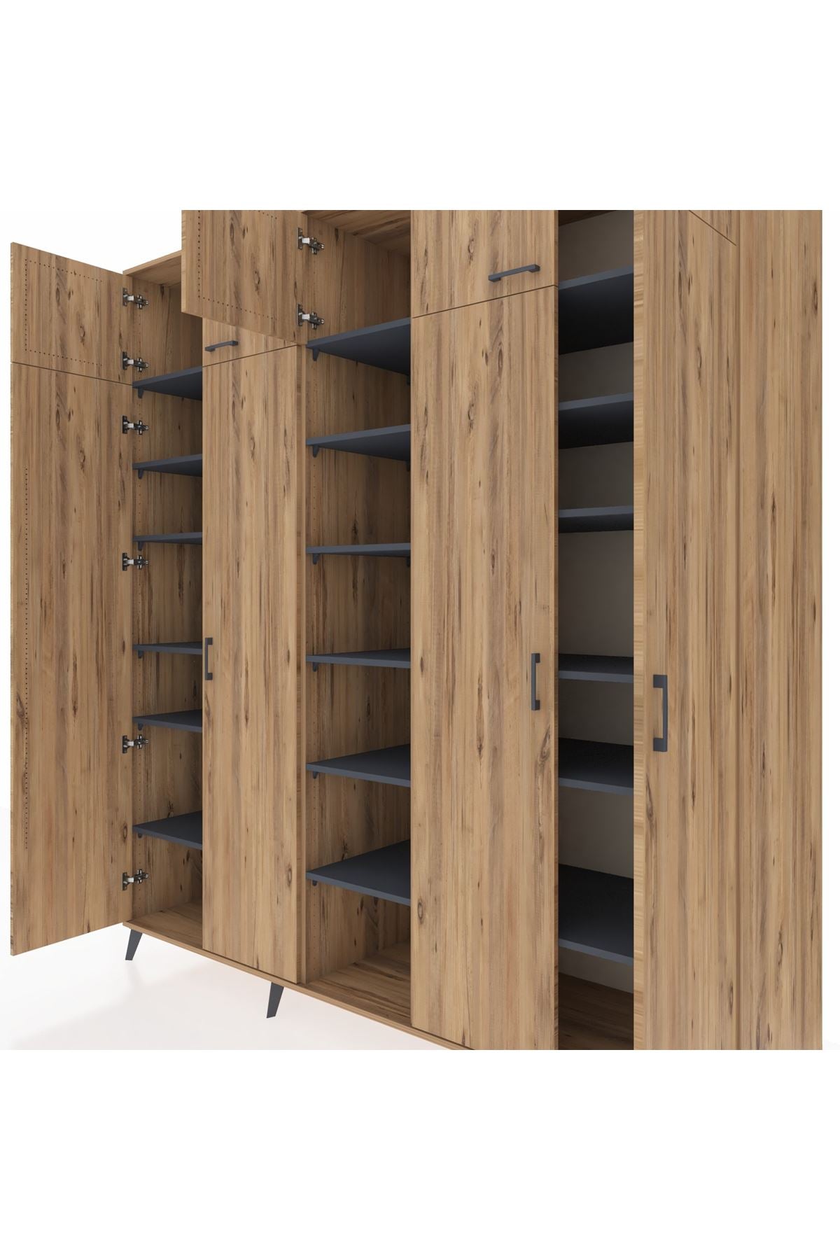 Kronos Dolap 18 Raflı 9 Kapaklı 220x59x243 - S784M015V20C