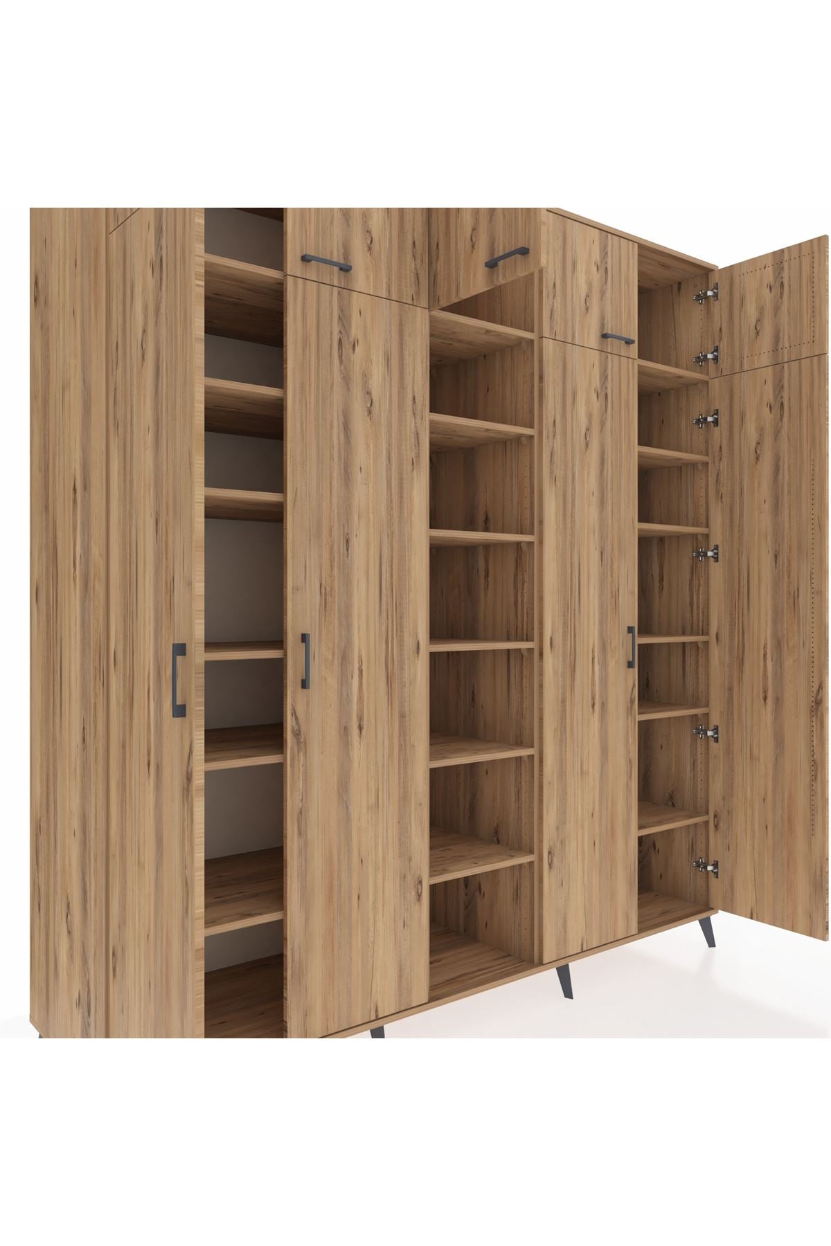 Kronos Dolap 18 Raflı 9 Kapaklı 220x59x243 - S784M015V21C