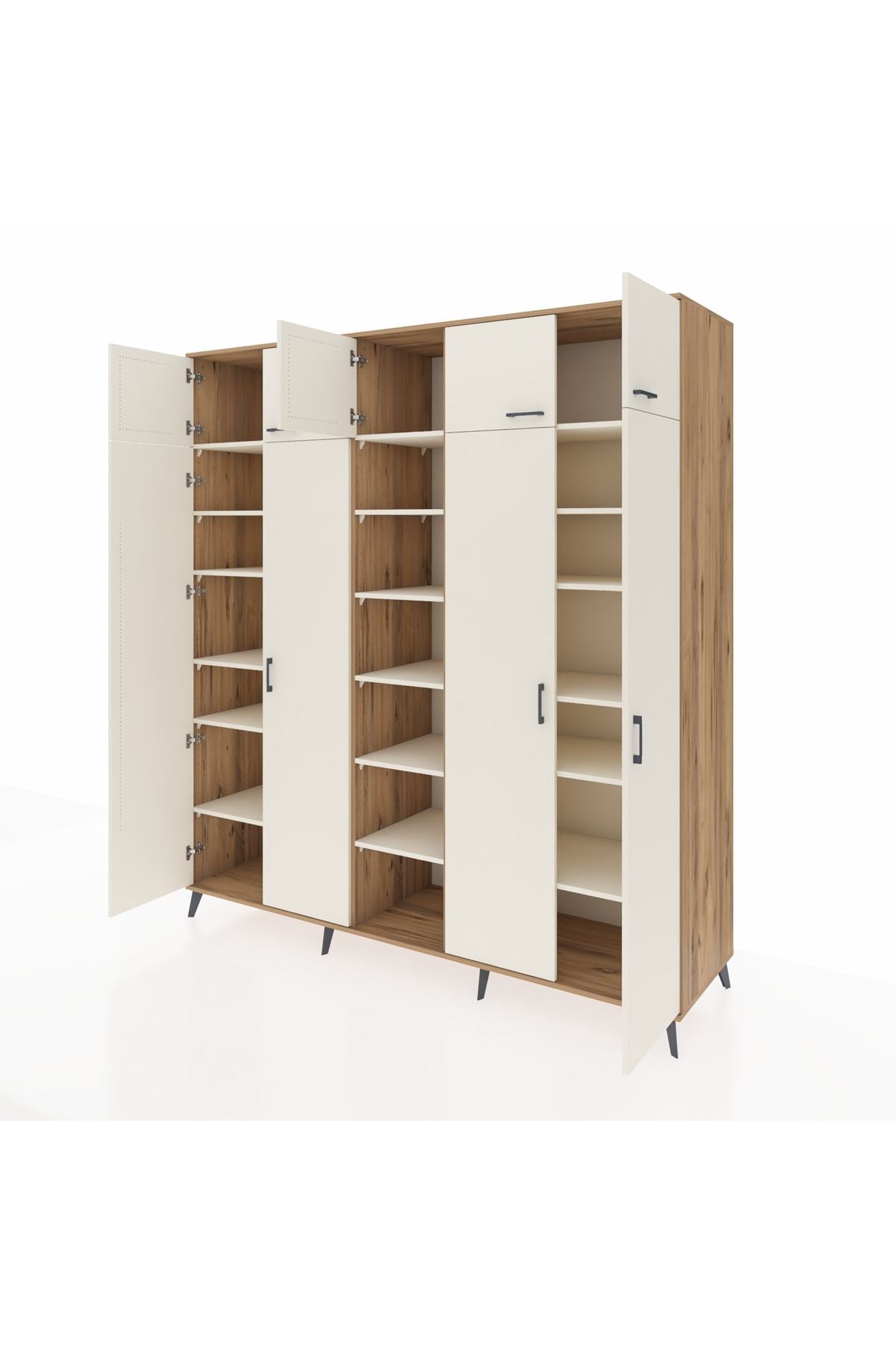 Kronos Dolap 18 Raflı 9 Kapaklı 220x59x243 - S784M015V22C