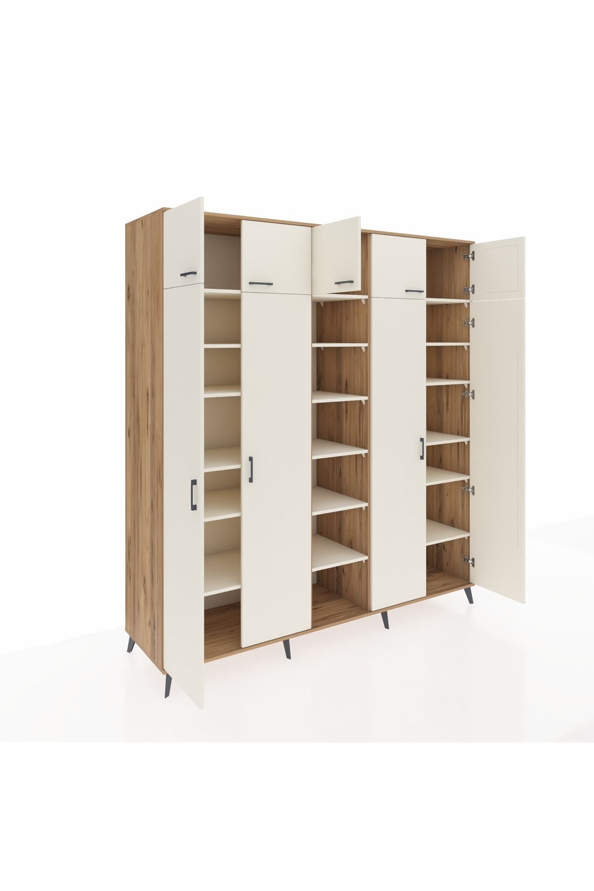 Kronos Dolap 18 Raflı 9 Kapaklı 220x59x243 - S784M015V22C