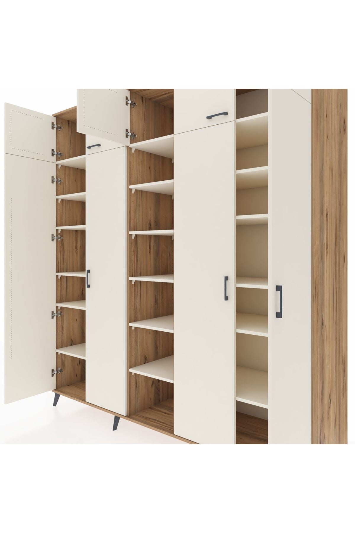 Kronos Dolap 18 Raflı 9 Kapaklı 220x59x243 - S784M015V22C