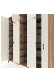 Kronos Dolap 18 Raflı 9 Kapaklı 220x59x243 - S784M015V23C