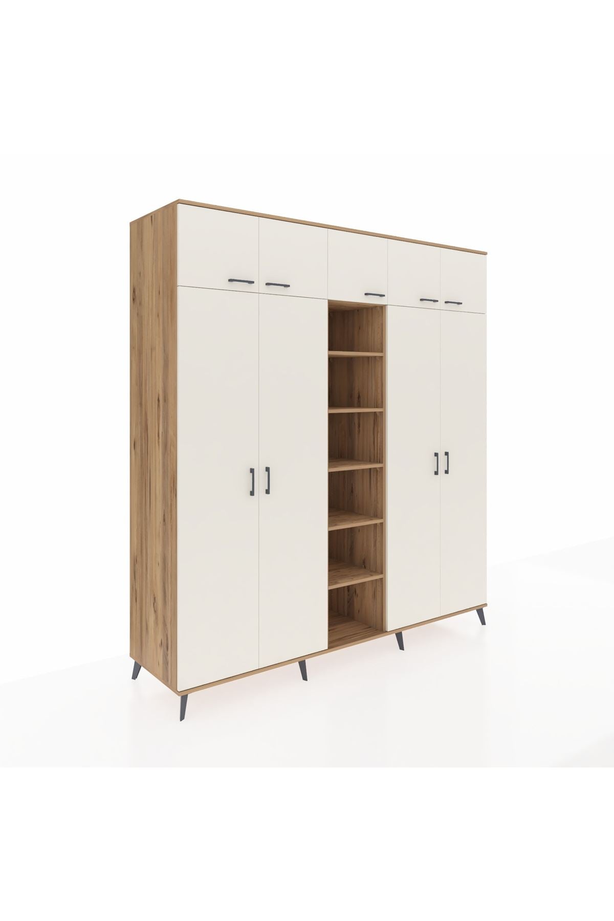Kronos Dolap 18 Raflı 9 Kapaklı 220x59x243 - S784M015V24C